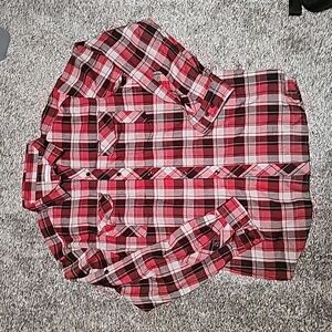 Columbia Button Up Lightweight Flannel men's size Large